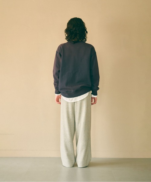 kha:ki（カーキ）の「「KHA:KI / カーキ」DAMAGE SWEAT SHIRT -My MUSE-（Tシャツ/カットソー・レディース・ネイビー/ピンク/ホワイト/ブラック/グレー・FREE）」の20枚目の写真