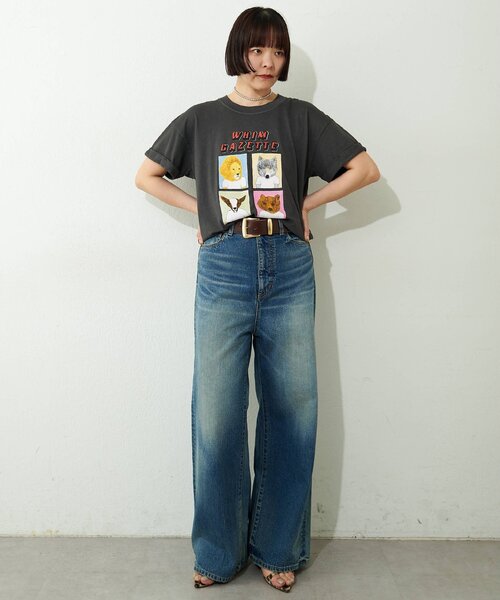 Whim Gazette(ウィムガゼット)の「セミフレアデニム(デニムパンツ・レディース・インディゴブルー・38/36)」の17枚目の写真