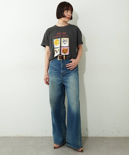 Whim Gazette(ウィムガゼット)の「セミフレアデニム(デニムパンツ・レディース・インディゴブルー・38/36)」の5枚目の写真