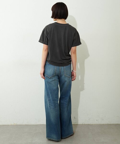 Whim Gazette(ウィムガゼット)の「セミフレアデニム(デニムパンツ・レディース・インディゴブルー・38/36)」の3枚目の写真