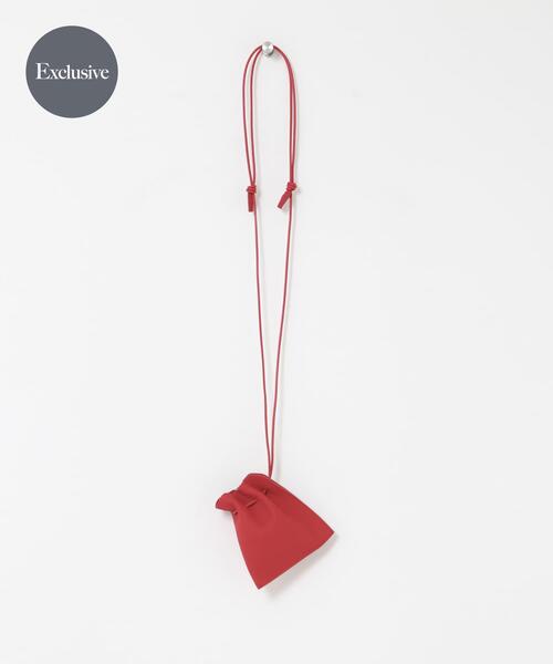 ITTI(イッチ)の「『一部別注カラー』ITTI HERRIE KINCHAKU POUCH(ポーチ・メンズ・ブルー/レッド・XX-SMALL)」の1枚目の写真