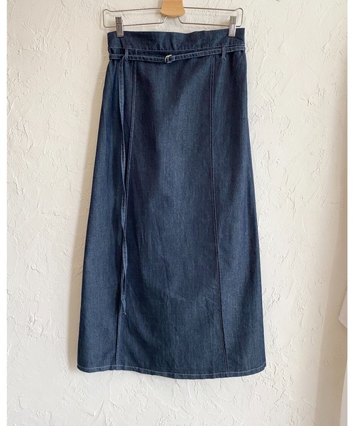 She's Closet(シーズクローゼット)の「サマーデニムダンガリーシャツ&スカートセットアップ(セットアップ・レディース・インディゴブルー/ライトブルー・FREE)」の14枚目の写真