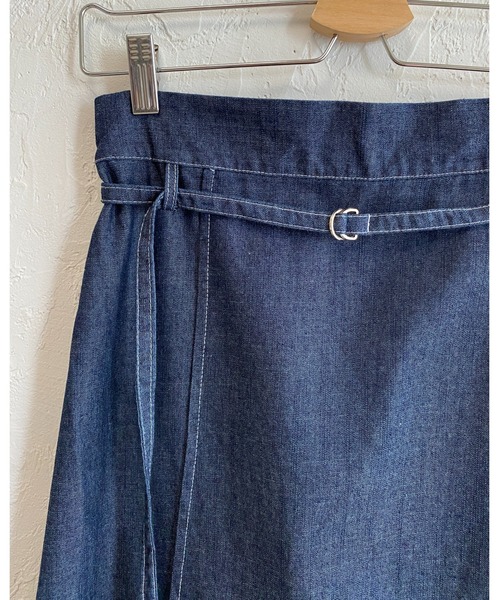 She's Closet(シーズクローゼット)の「サマーデニムダンガリーシャツ&スカートセットアップ(セットアップ・レディース・インディゴブルー/ライトブルー・FREE)」の15枚目の写真