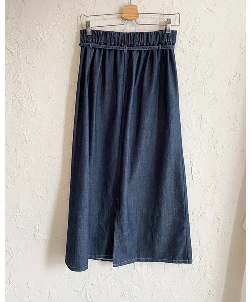 She's Closet(シーズクローゼット)の「サマーデニムダンガリーシャツ&スカートセットアップ(セットアップ・レディース・インディゴブルー/ライトブルー・FREE)」の16枚目の写真