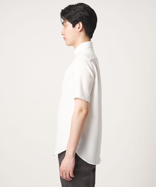 A DAY IN THE LIFE UNITED ARROWS(アデイインザライフユナイテッドアローズ)の「リネンライク スラブ ツイル カッタウェイカラーシャツ-吸水速乾-<A DAY IN THE LIFE>(シャツ/ブラウス・メンズ・ナチュラル/ロイヤルブルー/ホワイト・M/L/XL/S)」の11枚目の写真