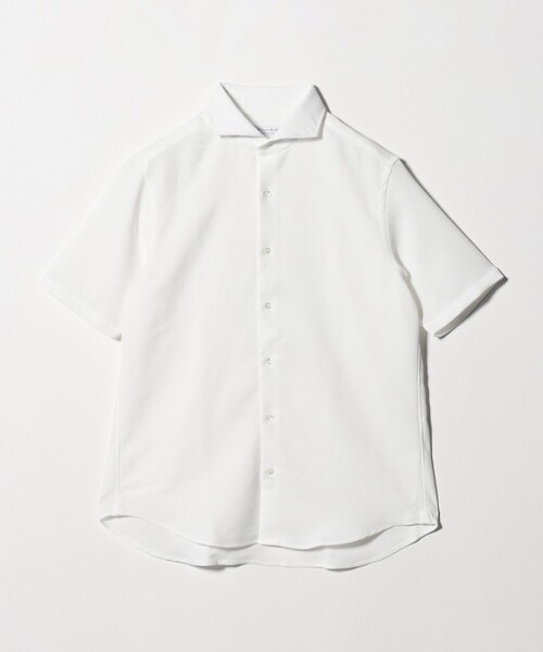A DAY IN THE LIFE UNITED ARROWS(アデイインザライフユナイテッドアローズ)の「リネンライク スラブ ツイル カッタウェイカラーシャツ-吸水速乾-<A DAY IN THE LIFE>(シャツ/ブラウス・メンズ・ナチュラル/ロイヤルブルー/ホワイト・M/L/XL/S)」の13枚目の写真