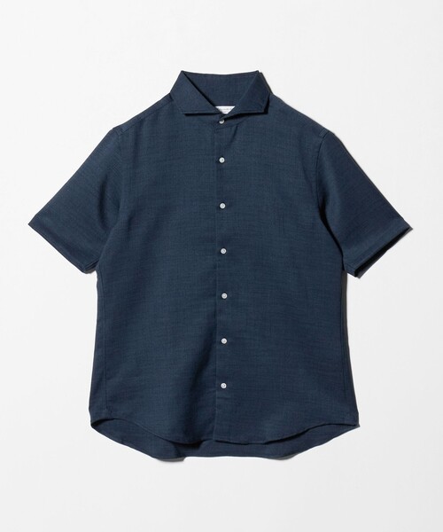 A DAY IN THE LIFE UNITED ARROWS(アデイインザライフユナイテッドアローズ)の「リネンライク スラブ ツイル カッタウェイカラーシャツ-吸水速乾-<A DAY IN THE LIFE>(シャツ/ブラウス・メンズ・ナチュラル/ロイヤルブルー/ホワイト・M/L/XL/S)」の16枚目の写真