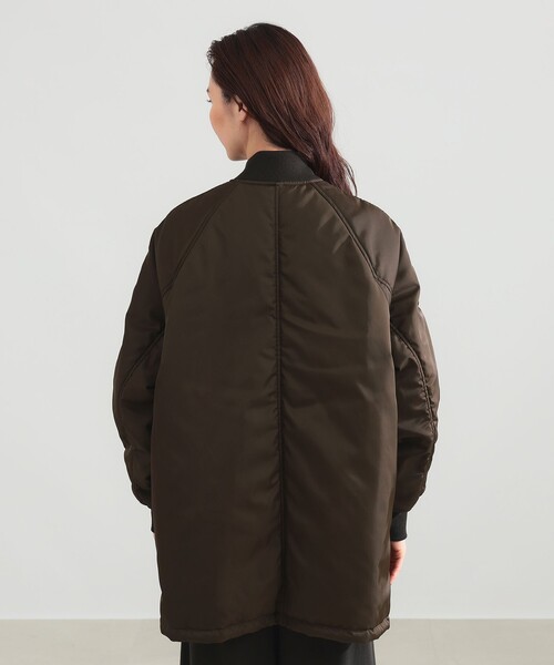 Demi-Luxe BEAMS(デミルクス ビームス)の「TICCA / MA-1 ミドル ブルゾン(MA-1・レディース・ブラウン・ONE SIZE)」の7枚目の写真