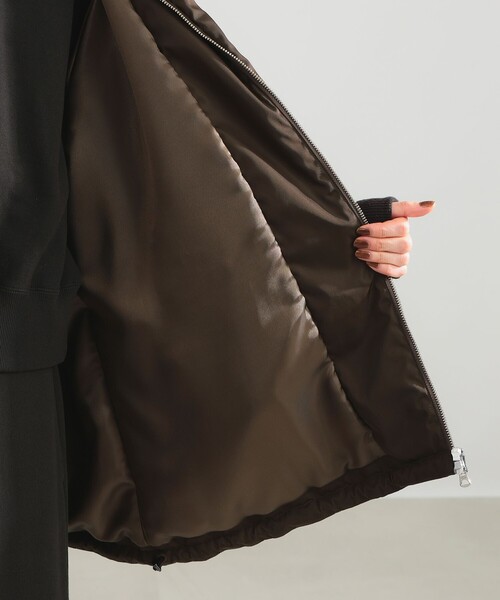 Demi-Luxe BEAMS(デミルクス ビームス)の「TICCA / MA-1 ミドル ブルゾン(MA-1・レディース・ブラウン・ONE SIZE)」の8枚目の写真