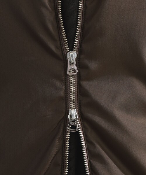 Demi-Luxe BEAMS(デミルクス ビームス)の「TICCA / MA-1 ミドル ブルゾン(MA-1・レディース・ブラウン・ONE SIZE)」の10枚目の写真