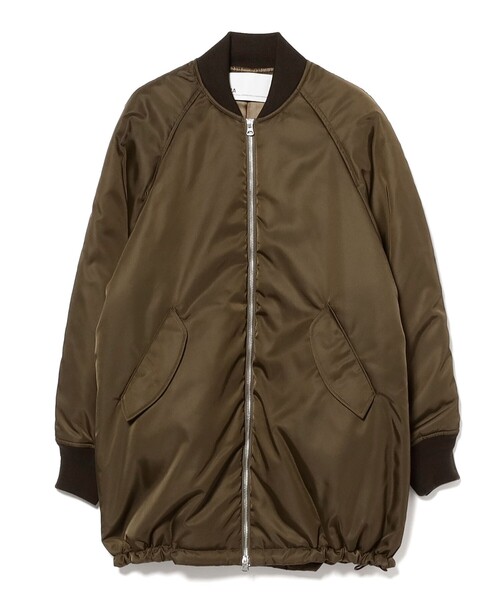 Demi-Luxe BEAMS(デミルクス ビームス)の「TICCA / MA-1 ミドル ブルゾン(MA-1・レディース・ブラウン・ONE SIZE)」の21枚目の写真