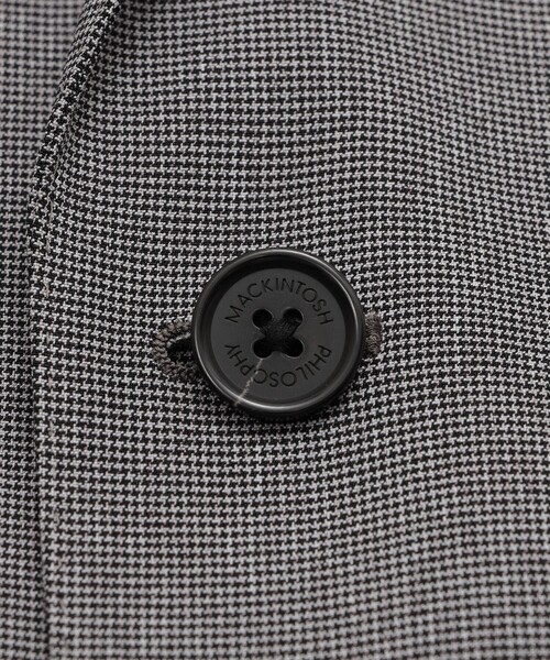 MACKINTOSH PHILOSOPHY(マッキントッシュ フィロソフィー)の「トロッター ジャケット#055 マイクロ千鳥(テーラードジャケット・メンズ・グレー系その他2/ネイビー・40/38)」の10枚目の写真