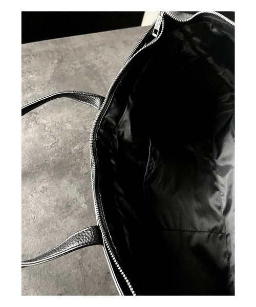 CALIFORNIA OUTFITTERS(カリフォルニア アウトフィッターズ)の「6B5 PUレザー シンプル トート(トートバッグ・メンズ・ブラック・ONESIZE)」の8枚目の写真