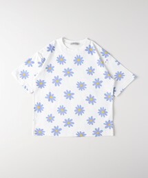 VIVIAN BLUE（ビビアンブルー）の「VIVIAN BLUE(ヴィヴィアンブルー)フラワー総柄Ｔシャツ（Tシャツ/カットソー）」