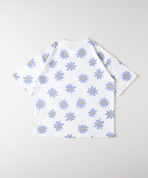 VIVIAN BLUE(ビビアンブルー)の「VIVIAN BLUE(ヴィヴィアンブルー)フラワー総柄Tシャツ(Tシャツ/カットソー・キッズ・ホワイト系3/パープル系1・11/12/13/14)」の11枚目の写真