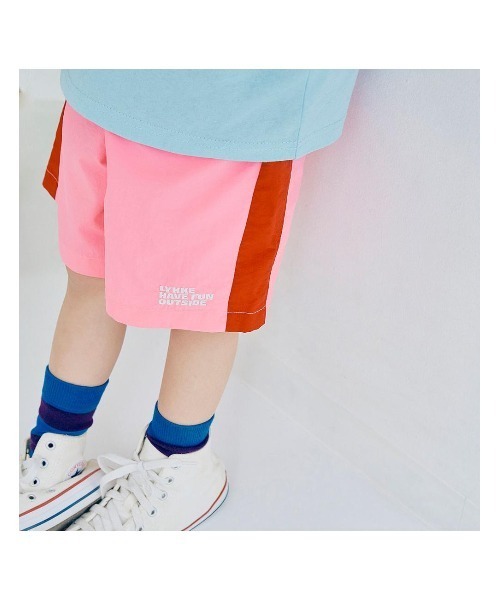 LYKKE(リッケ)の「ナイロン切替えハーフパンツ(その他パンツ・キッズ・ブラック/ブルー/ピンク/グリーン・90/110/100/120/150/140/130)」の16枚目の写真