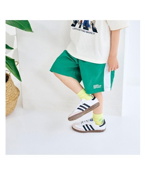 LYKKE(リッケ)の「ナイロン切替えハーフパンツ(その他パンツ・キッズ・ブラック/ブルー/ピンク/グリーン・90/110/100/120/150/140/130)」の11枚目の写真