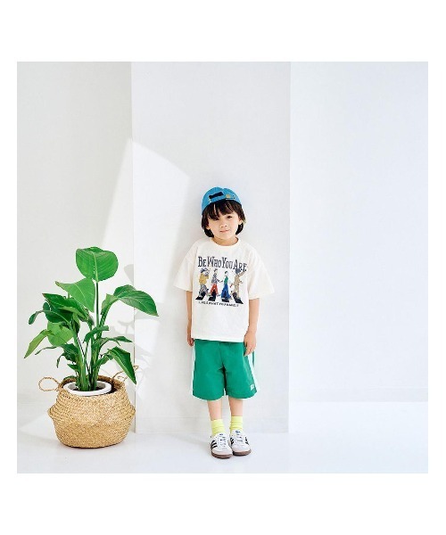 LYKKE(リッケ)の「ナイロン切替えハーフパンツ(その他パンツ・キッズ・ブラック/ブルー/ピンク/グリーン・90/110/100/120/150/140/130)」の7枚目の写真