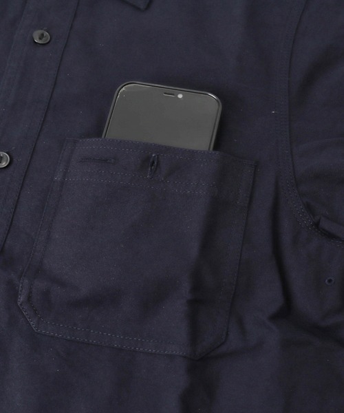 BACKYARD FAMILY(バックヤードファミリー)の「HOUSTON OX SS WORK SHIRT(シャツ/ブラウス・メンズ・ブラック/ホワイト/ネイビー・15.5/16.5/18.5/17.5)」の9枚目の写真