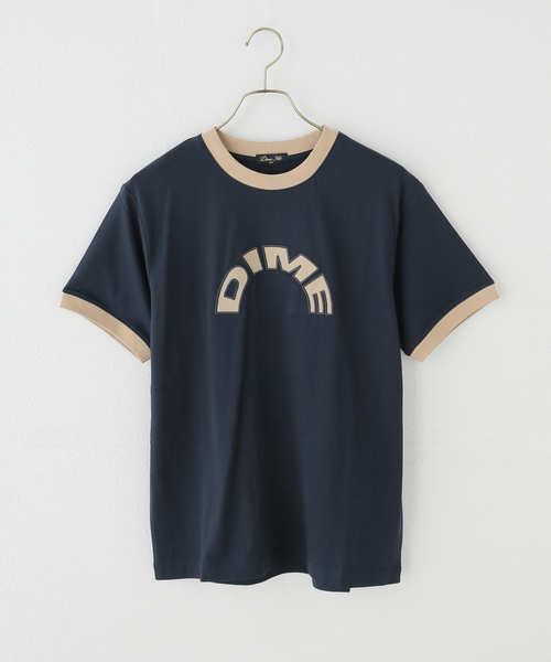 DIME(ダイム)の「【Dime/ダイム】 ARCH RINGER T-SHIRT(Tシャツ/カットソー・レディース・ホワイト/ネイビー/ブラウン・SMALL)」の4枚目の写真