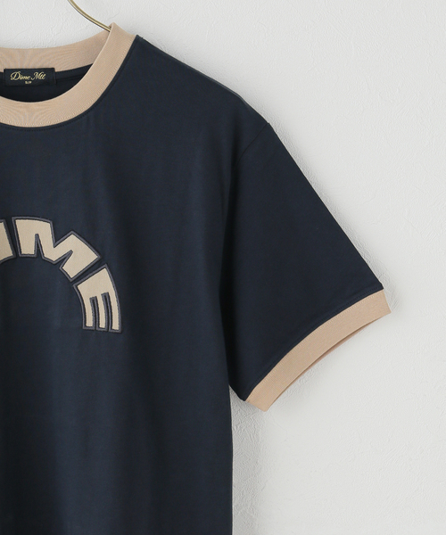DIME(ダイム)の「【Dime/ダイム】 ARCH RINGER T-SHIRT(Tシャツ/カットソー・レディース・ホワイト/ネイビー/ブラウン・SMALL)」の6枚目の写真