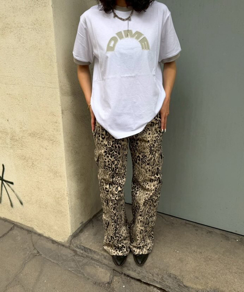 DIME(ダイム)の「【Dime/ダイム】 ARCH RINGER T-SHIRT(Tシャツ/カットソー・レディース・ホワイト/ネイビー/ブラウン・SMALL)」の15枚目の写真