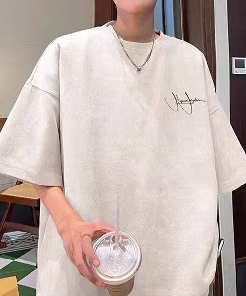 KELVIN(ケルヴァン)の「Signature Loose Tee シグネチャールーズTシャツ(Tシャツ/カットソー・メンズ・ホワイト/ブラック/カーキ・FREE)」の6枚目の写真