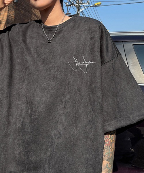 KELVIN(ケルヴァン)の「Signature Loose Tee シグネチャールーズTシャツ(Tシャツ/カットソー・メンズ・ホワイト/ブラック/カーキ・FREE)」の11枚目の写真