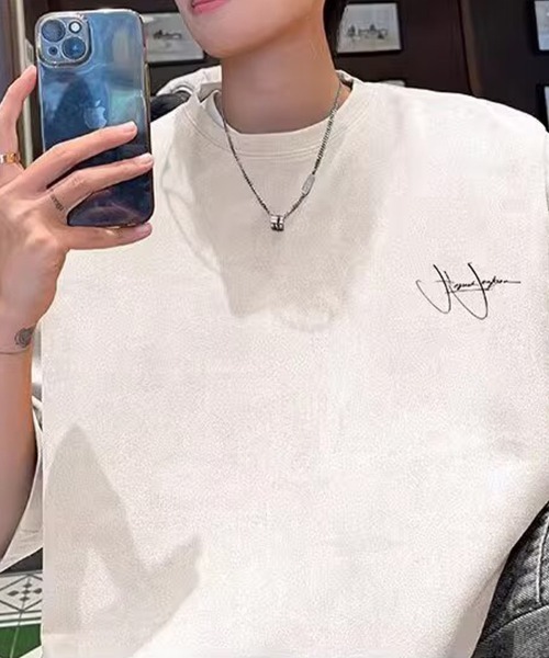 KELVIN(ケルヴァン)の「Signature Loose Tee シグネチャールーズTシャツ(Tシャツ/カットソー・メンズ・ホワイト/ブラック/カーキ・FREE)」の15枚目の写真