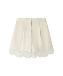SNIDEL | レーストリムサテンショートパンツ(その他パンツ)