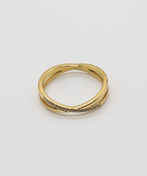 Bilan(ビラン)の「【BILAN】(金属アレルギー軽減)Twist Shine Ring/ツイストシャインリング(リング・レディース・ゴールド・14号/16号/12号)」の2枚目の写真