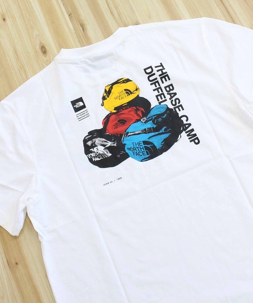 THE NORTH FACE（ザノースフェイス）の「TNF ベースキャンプ ダッフル バックプリント Tシャツ M BC DUFFEL RELAXED SS TEE GRAPHIC-AP（Tシャツ/カットソー・メンズ・グリーン/ホワイト・M/L/XL）」の6枚目の写真