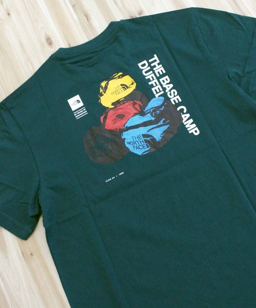 THE NORTH FACE（ザノースフェイス）の「TNF ベースキャンプ ダッフル バックプリント Tシャツ M BC DUFFEL RELAXED SS TEE GRAPHIC-AP（Tシャツ/カットソー・メンズ・グリーン/ホワイト・M/L/XL）」の10枚目の写真