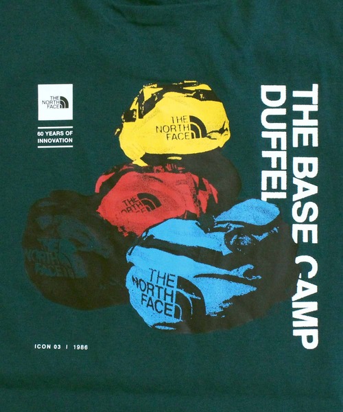 THE NORTH FACE（ザノースフェイス）の「TNF ベースキャンプ ダッフル バックプリント Tシャツ M BC DUFFEL RELAXED SS TEE GRAPHIC-AP（Tシャツ/カットソー・メンズ・グリーン/ホワイト・M/L/XL）」の15枚目の写真