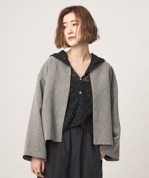UNITED ARROWS ノーカラージャケット グレー 新品タグ付き UNITED ARROWS｜ユナイテッドアローズのノーカラージャケット（グレー