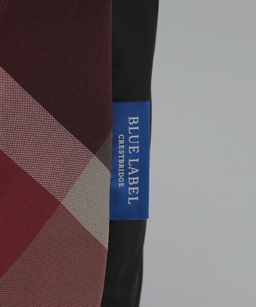BLUE LABEL CRESTBRIDGE（ブルーレーベルクレストブリッジ）の「パーシャルクレストブリッジチェックエコバッグ（ショルダーバッグ・レディース・ブラック/ダークネイビー/パープル・FREE）」の6枚目の写真