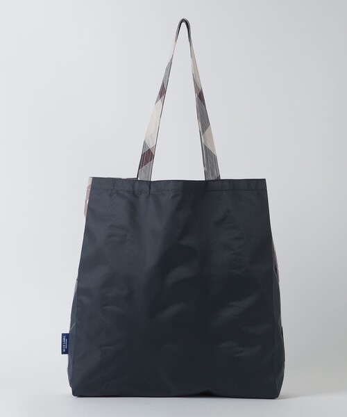 BLUE LABEL CRESTBRIDGE（ブルーレーベルクレストブリッジ）の「パーシャルクレストブリッジチェックエコバッグ（ショルダーバッグ・レディース・ブラック/ダークネイビー/パープル・FREE）」の9枚目の写真