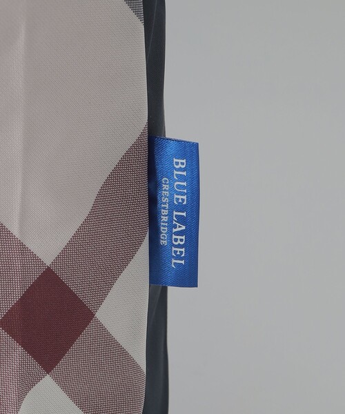 BLUE LABEL CRESTBRIDGE（ブルーレーベルクレストブリッジ）の「パーシャルクレストブリッジチェックエコバッグ（ショルダーバッグ・レディース・ブラック/ダークネイビー/パープル・FREE）」の11枚目の写真
