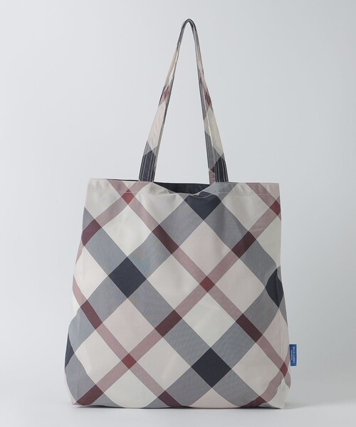 BLUE LABEL CRESTBRIDGE（ブルーレーベルクレストブリッジ）の「パーシャルクレストブリッジチェックエコバッグ（ショルダーバッグ・レディース・ブラック/ダークネイビー/パープル・FREE）」の13枚目の写真