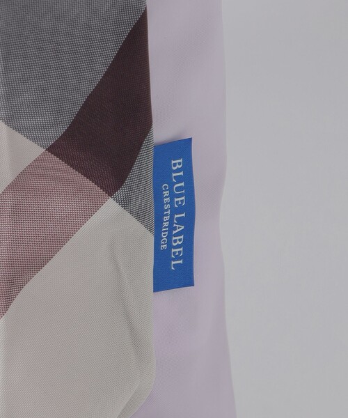 BLUE LABEL CRESTBRIDGE（ブルーレーベルクレストブリッジ）の「パーシャルクレストブリッジチェックエコバッグ（ショルダーバッグ・レディース・ブラック/ダークネイビー/パープル・FREE）」の16枚目の写真
