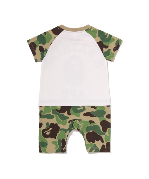A BATHING APE(アベイシングエイプ)の「ABC CAMO BIG COLLEGE ROMPERS(ロンパース・キッズ・ブルー/ピンク/グリーン・70/80)」の10枚目の写真