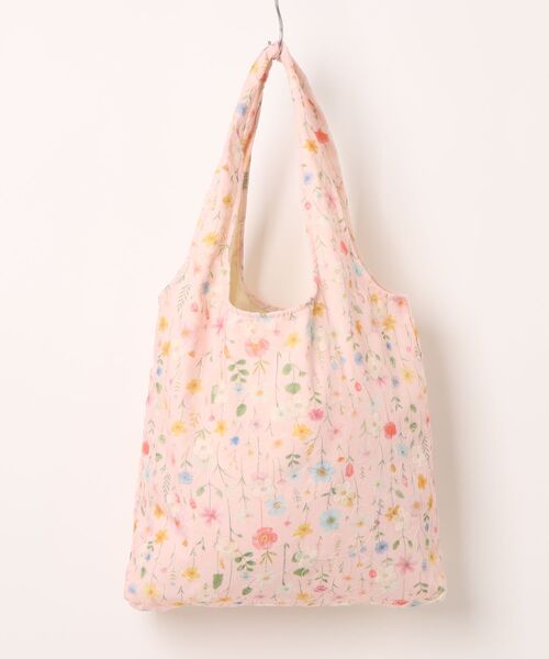 TONE SELECT GOODS(トーンセレクトグッズ)の「Liaa/ボタニカル フラワー 刺繍トートバッグ A18835(トートバッグ・レディース・アイボリー/ピンク/ブルー・FREE)」の6枚目の写真