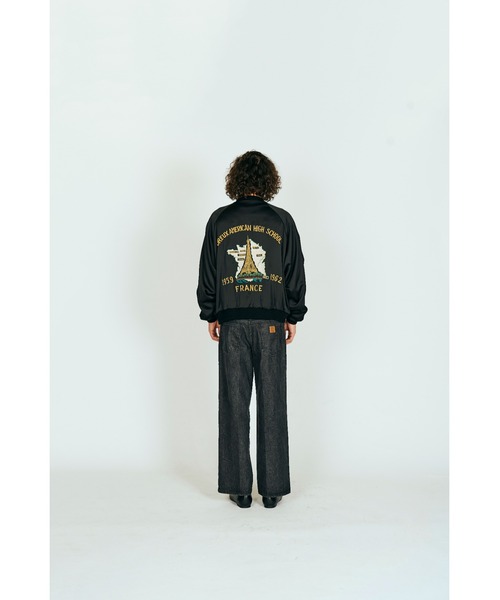 THRIFTY LOOK(スリフティールック)の「THRIFTY LOOK / スリフティールック FRANCE SOUVENIR BLOUSON フランス スーベニア ブルゾン(ブルゾン・メンズ・ネイビー/ブラック系その他/ブラック・SMALL/MEDIUM/LARGE)」の1枚目の写真