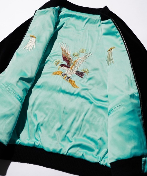 THRIFTY LOOK(スリフティールック)の「THRIFTY LOOK / スリフティールック FRANCE SOUVENIR BLOUSON フランス スーベニア ブルゾン(ブルゾン・メンズ・ネイビー/ブラック系その他/ブラック・SMALL/MEDIUM/LARGE)」の9枚目の写真