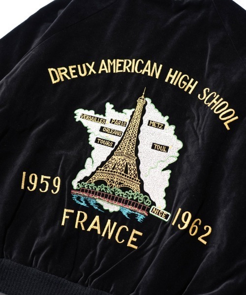 THRIFTY LOOK(スリフティールック)の「THRIFTY LOOK / スリフティールック FRANCE SOUVENIR BLOUSON フランス スーベニア ブルゾン(ブルゾン・メンズ・ネイビー/ブラック系その他/ブラック・SMALL/MEDIUM/LARGE)」の10枚目の写真
