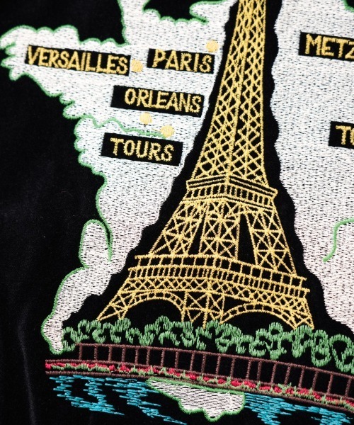 THRIFTY LOOK(スリフティールック)の「THRIFTY LOOK / スリフティールック FRANCE SOUVENIR BLOUSON フランス スーベニア ブルゾン(ブルゾン・メンズ・ネイビー/ブラック系その他/ブラック・SMALL/MEDIUM/LARGE)」の11枚目の写真