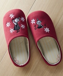 MOOMIN（ムーミン）の「洗えるもっちり低反発ウレタン入り快適刺繍スリッパ 「ムーミン」（ルームシューズ/スリッパ）」