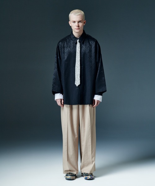 glamb(グラム)の「Baggy Sleeves Shirt / バギースリーブシャツ(シャツ/ブラウス・メンズ・ブラック/ライトブルー・S/M/L)」の7枚目の写真