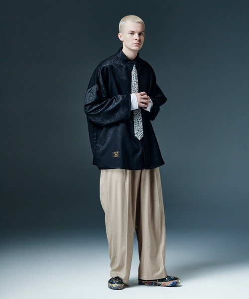 glamb(グラム)の「Baggy Sleeves Shirt / バギースリーブシャツ(シャツ/ブラウス・メンズ・ブラック/ライトブルー・S/M/L)」の8枚目の写真