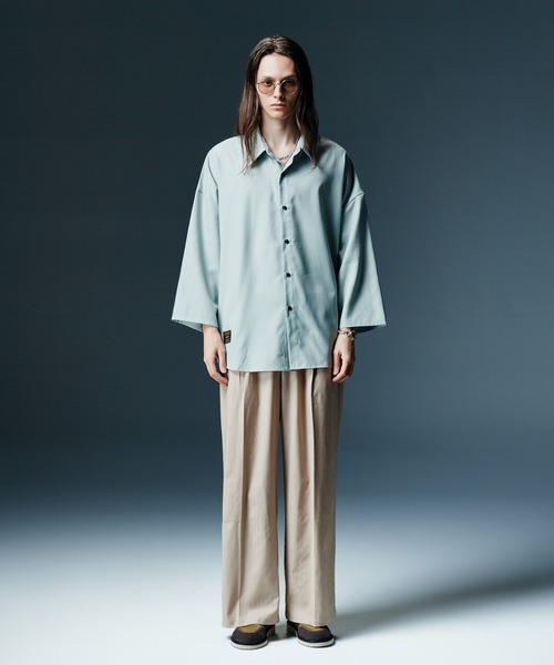 glamb(グラム)の「Baggy Sleeves Shirt / バギースリーブシャツ(シャツ/ブラウス・メンズ・ブラック/ライトブルー・S/M/L)」の9枚目の写真